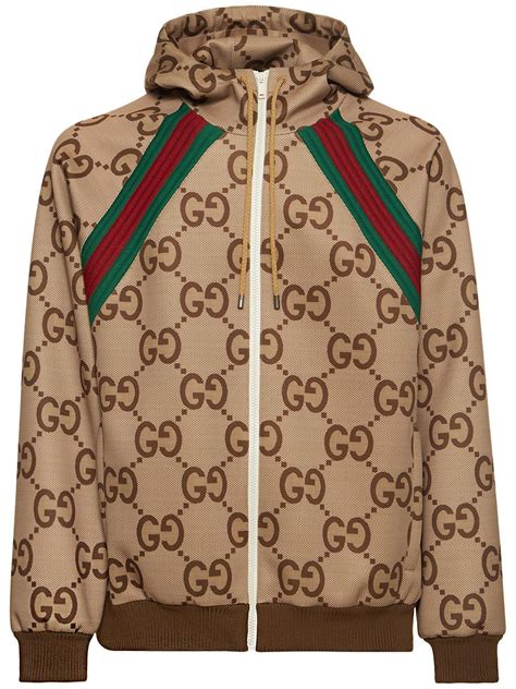 gucci zip up hoodie replica|Gucci zip hoodie grey.